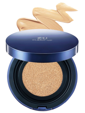 CU Skin Антивозрастной тональный кушон – 21 тон SPF50 Clean-Up Skinfit Cushion Pact 15 гр х 2 шт