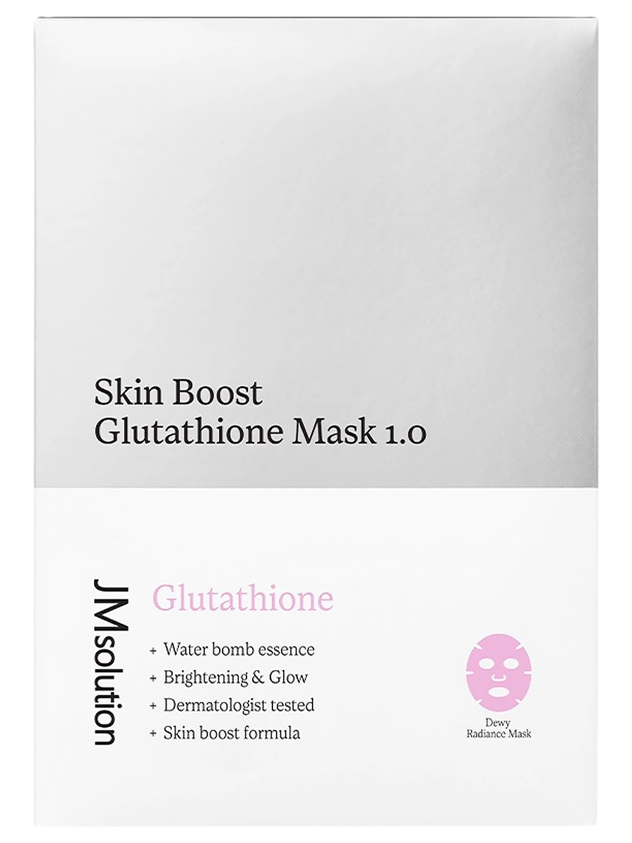 JMsolution Антиоксидантная тканевая маска с глутатионом Skin Boost Glutathione Mask 30 мл х 10 шт