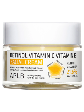 APLB Укрепляющий крем с ретинолом и витаминами Retinol Vitamin C Vitamin E Facial Cream 55 мл