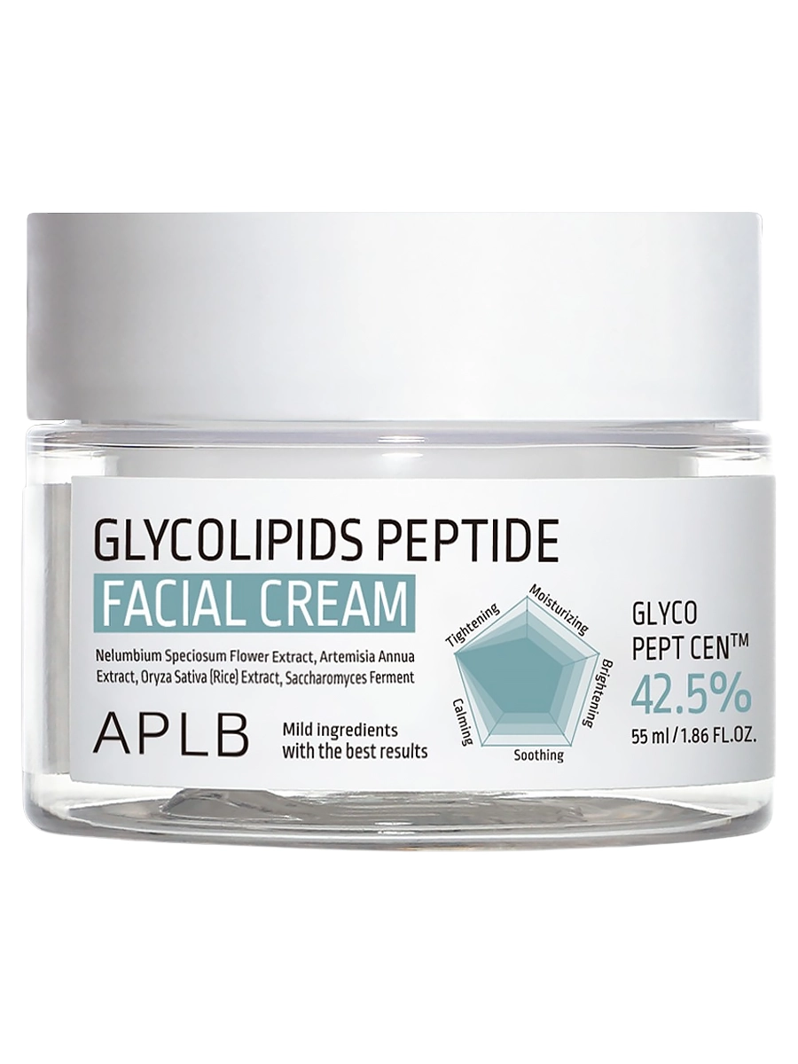 APLB Восстанавливающий крем с гликолипидами и пептидами Glycolipids Peptide Facial Cream 55 мл