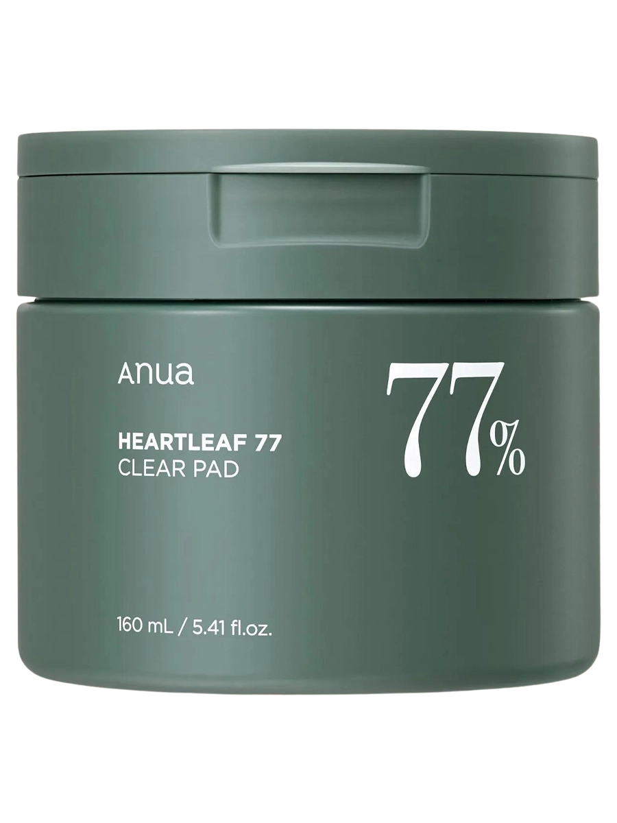 Anua Отшелушивающие пэды с экстрактом хауттюйнии и PHA-кислотой Heartleaf 77% Clear Pad 70 шт
