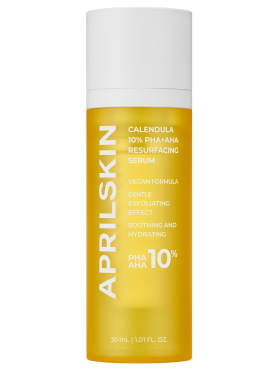 APRILSKIN Сыворотка с календулой и кислотами для очищения и сужения пор Calendula 10% PHA + AHA Resurfacing Serum 30 мл