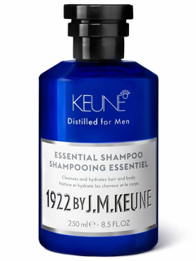 Keune Универсальный шампунь для волос и бороды с экстрактом бамбука 1922 Essential Shampoo 250 мл