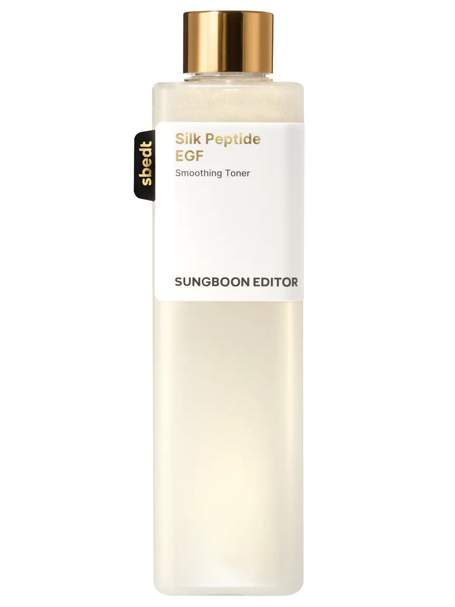 Sungboon Editor Омолаживающий тонер с EGF и пептидами Silk Peptide EGF Intensive Smoothing Toner 300 мл