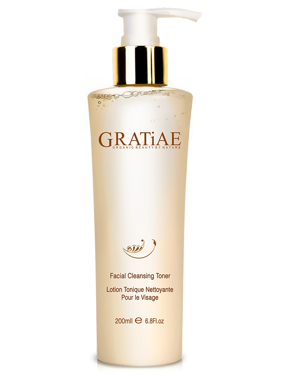 Gratiae Увлажняющий и отшелушивающий тонер для лица Facial Cleansing Toner 200 мл