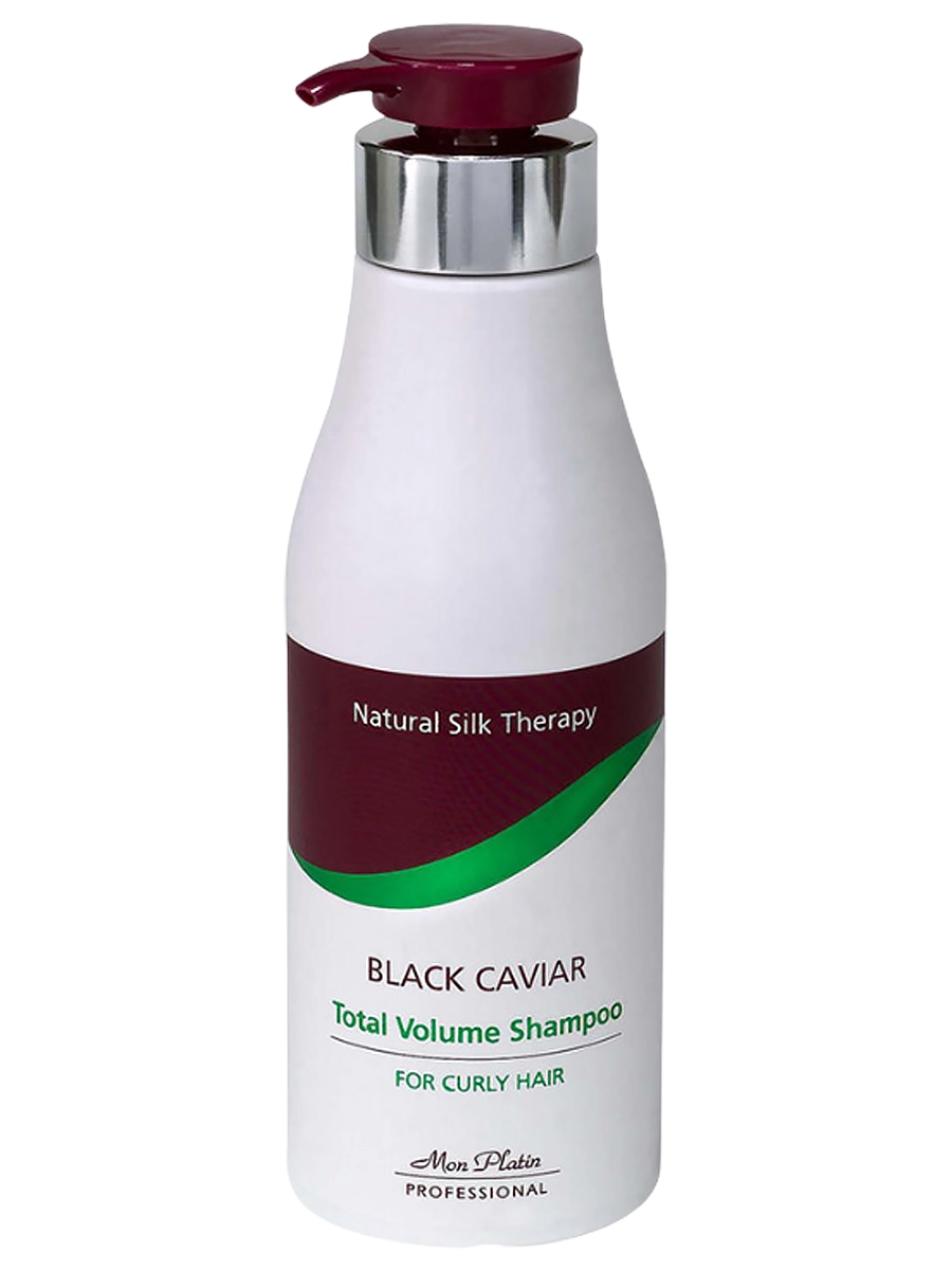 Mon Platin Professional Шампунь для объема и легкой укладки вьющихся волос Black Caviar Total Volume Shampoo 500 мл