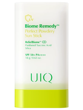 UIQ Пудровый солнцезащитный стик SPF50 Biome Remedy Perfect Powdery Sun Stick 18 гр
