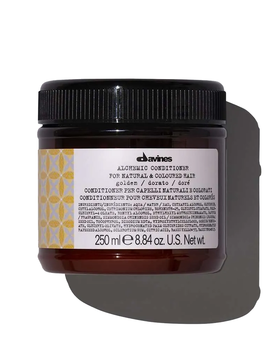Davines Кондиционер для светлых натуральных и окрашенных волос Alchemic Conditioner Gold 250 мл