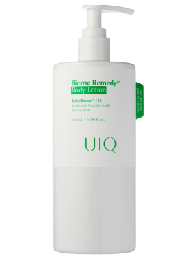 UIQ Легкий успокаивающий лосьон для тела с постбиотиками и пантенолом Biome Remedy Body Lotion 500 мл
