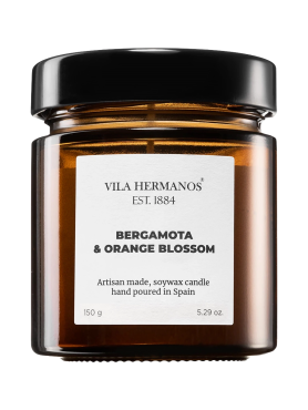 Vila Hermanos Ароматическая свеча «Бергамот и апельсиновый цвет» Apothecary Bergamot & Orange Blossom Candle 150 гр