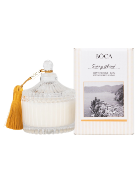 BOCA Аромасвеча «Солнечный остров» в стеклянной шкатулке Sunny Island Scented Candle 80 мл