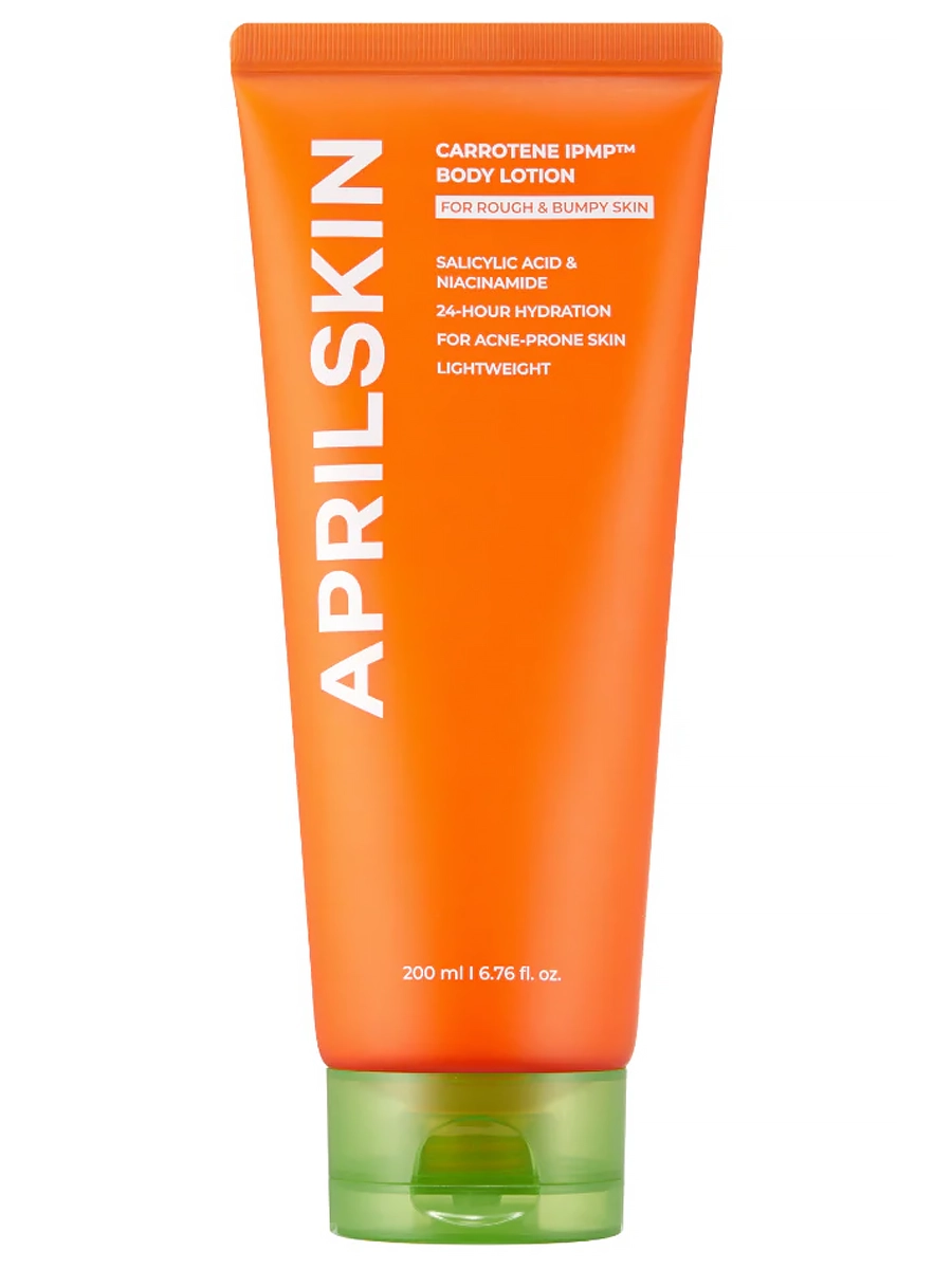 APRILSKIN Успокаивающий лосьон для тела с салициловой кислотой и ниацинамидом Carrotene IPMP™ Soothing Body Lotion 200 мл