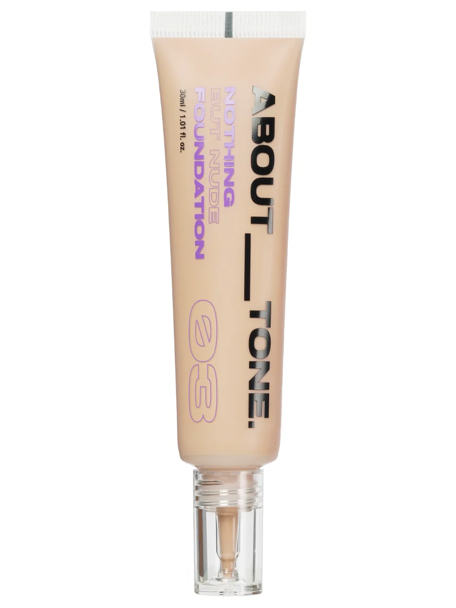 About Tone Тональная основа – натуральный Nothing But Nude Foundation – 03 Natural 30 мл