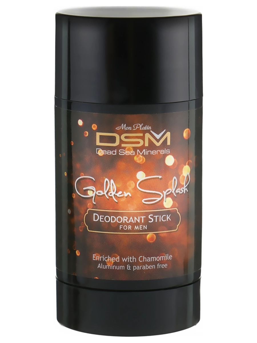 Mon Platin DSM Дезодорант для мужчин Golden Splash Deodorant Stick for Men 80мл