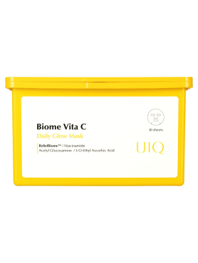 UIQ Набор масок для сияния кожи с витамином C Biome Vita C Glow Mask 30 шт
