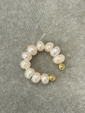 You jewel Серьги Cuff pearl Позолота