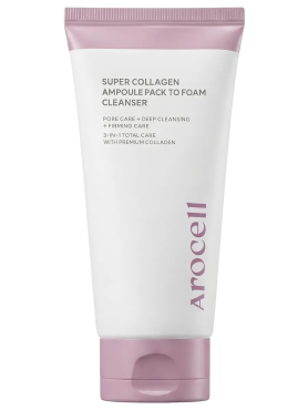Arocell Коллагеновая очищающая маска-пенка Super Collagen Ampoule Pack To Foam 120 гр