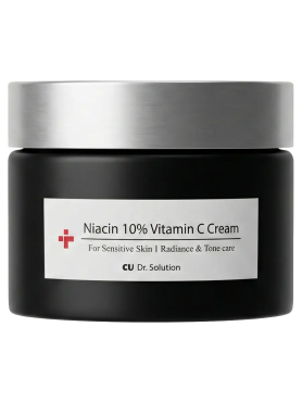 CU Skin Осветляющий крем с витамином С и 10% ниацинамида Dr. Solution Niacin 10% Vitamin C Cream 50 мл